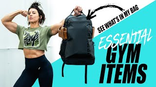 5 ESSENTIAL ITEMS FOR THE GYM  Whats In My Gym Bag [upl. by Hale]