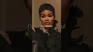 Teyana Taylor talks about overthinking 👀 [upl. by Rramaj]