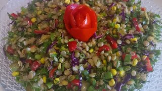 Sağlıklı ve Tok Tutan Çok Lezzetli Yeşil Mercimek Salatası Tarifi [upl. by Mairam165]