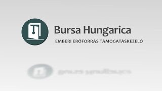 Oktatóvideó  Bursa Hungarica  pályázatok benyújtása [upl. by Ribaudo346]