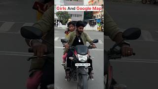 Girls and Google Map 😂🤣 comedy doomangoli funnyshorts trendingshorts funnymemes [upl. by Myo]