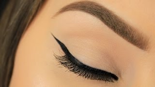 How To Perfect Winged Eyeliner  Beginners Tips amp Tricks [upl. by Rizika]