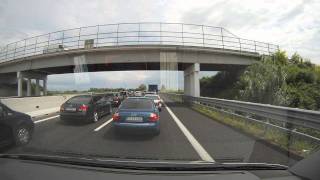 swiss gotthard to croatia novalja  gopro timelapse [upl. by Hakaber519]