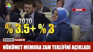 Hükümet memura zam teklifini açıkladı [upl. by Ingar]