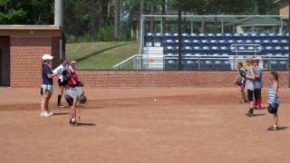 GCSU Softball  Summer Camp Fielding Drill [upl. by Fredette]