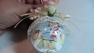 Making a Christmas Keepsake Ornament [upl. by Nahaj]