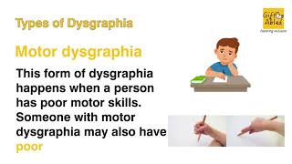 Dysgraphia [upl. by Ulrika38]