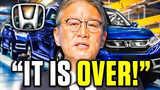 HUGE NEWS Honda CEO SHOCKING Warning To SHUT DOWN EVs [upl. by Meletius]