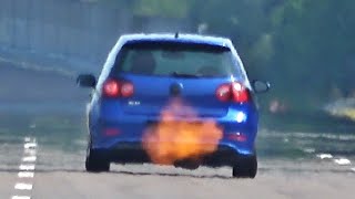 1000HP VW Golf 5 R32 Turbo Acceleration amp Sound [upl. by Jeritah]