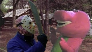 Jason Vs Barney The Dinosaur [upl. by Gunthar83]