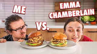 Cooking Challenge Against Emma Chamberlain [upl. by Wilfreda]