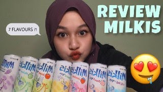 REVIEW MILKIS  SODA BEVERAGES  7 FLAVOURS [upl. by Yerac]