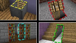 15 PASSAGENS SECRETAS DIFERENTES NO MINECRAFT [upl. by Ojibbob]