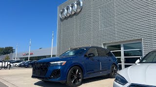 2025 SQ7 In Ascari Blue Quick Look [upl. by Varini]