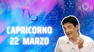 Capricorno ♑️ Venerdì 22 Marzo 🔮 Oroscopo di Paolo Fox  Venerdì di poco conto [upl. by Ettenot]