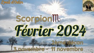 Scorpion 2ème décan février 2024 [upl. by Bethezel]