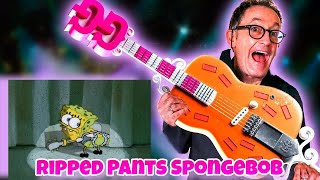 SpongeBob   Ripped Pants  Guitar Cover And Easy Tutorial [upl. by Annahaj]