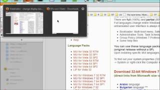 Vistalizator Смена языка в Windows 7 и Vista [upl. by Atiuqaj44]