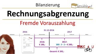 Rechnungsabgrenzung  fremde Vorauszahlung [upl. by Ottavia]