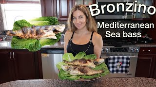 How to Make The Best Branzino Mediterranean Sea Bass Quick and Easy [upl. by Norrv]