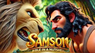 Story of Samson  Animated Bible Movie [upl. by Ayocat698]