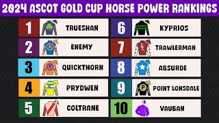 2024 Ascot Gold Cup Horse Power Rankings [upl. by Harper418]