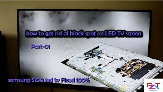 How to remove black spots on screen most of led lcd tvs [upl. by Rosdniw]