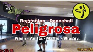 Peligrosa  Zumba Fitness  Wisin  Anitta  Maffio  Shaggy  Reggaeton  Dancehall  Oscar Dither [upl. by Perry]