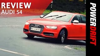 Audi A4 S4 Saloon India  Review  PowerDrift [upl. by Nosliw606]