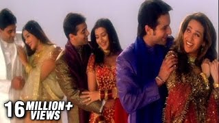 Hum Saath Saath Hain  Title Song  Salman Khan Saif Ali Khan Karishma Sonali Tabu Mohnish Behl [upl. by Flavio831]