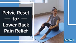 Pelvis Reset for Lower Back Pain [upl. by Larrisa]