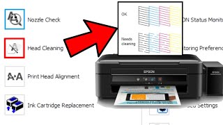 EPSON Printer Head Cleaning  Clean EPSON Printer Head [upl. by Noiramed]