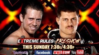 Catch the WWE Extreme Rules 2013 PreShow  This Sunday [upl. by Janet]