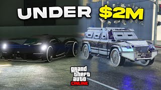 Top 10 BEST Vehicles To Buy Under 2M in GTA Online [upl. by Shirl]