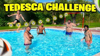 ⚽ TEDESCA FOOTBALL CHALLENGE in PISCINA con gli ELITES [upl. by Anowahs459]