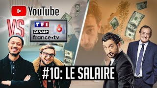 YouTube VS la télé 10  Le salaire des présentateurs et des youtubeurs [upl. by Checani525]