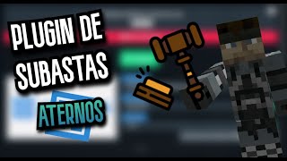 PLUGIN de SUBASTAS en ATERNOS ¡SUPER FÁCIL  MINECRAFT [upl. by Halian514]