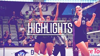 Volleyball vs Mercyhurst Highlights 91924 [upl. by Ahsenom]