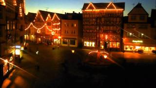 Marktplatz Butzbach weihnachtlich Timelapse [upl. by Wilterdink]