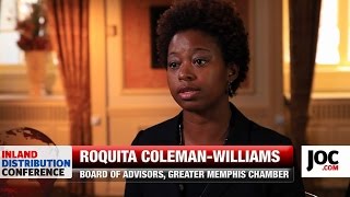 Roquita ColemanWilliams on Logistics Careers Education  JOC [upl. by Anegroeg848]