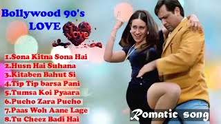 1990 Hindi Hit Songs Hindi Love Songs  Blockbuster Songs JukeboxBollywood Romantic Love Song [upl. by Sancho]