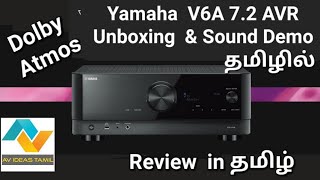 Yamaha V4A V6A A2AA6AA8A Dolby Atmos AV Receiver Unboxing Setting Sound Testing Hometheaters [upl. by Todd]