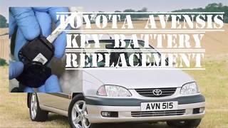 Toyota Avensis Alarm Won’t Turn off How To Replace Remote Key Battery amp Bypass Alarm System [upl. by Scotty579]