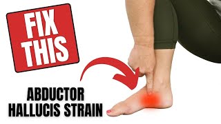 Abductor Hallucis Muscle Strain in Arch of Foot [upl. by Nyltiac444]