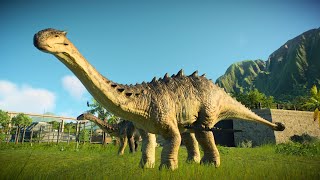 ALL 700 LARGE HERBIVORE DINOSAURS RELEASED   Jurassic World Evolution 2 [upl. by Nitsyrc]