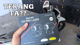 PASANG DAN REVIEW LAMPU D2 LASER BULLAES 20 W DI VARIO 125 OLD [upl. by Moishe]