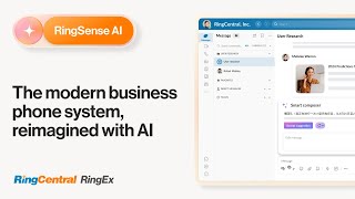 RingEX  The modern business phone system reimagined with AI [upl. by Kissner]