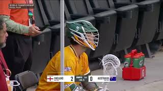 Australia vs England Mens World Lacrosse Championship 2023 Pool play [upl. by Auhesoj739]