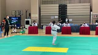 Singapore National Taekwondo POOMSAE Championship 2022  Stacy Quek 8yrs [upl. by Lyrahc991]