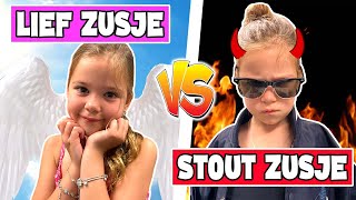 LIEF ZUSJE VS STOUT ZUSJE  SKETCH   De Bakkertjes 807 [upl. by Aissert]